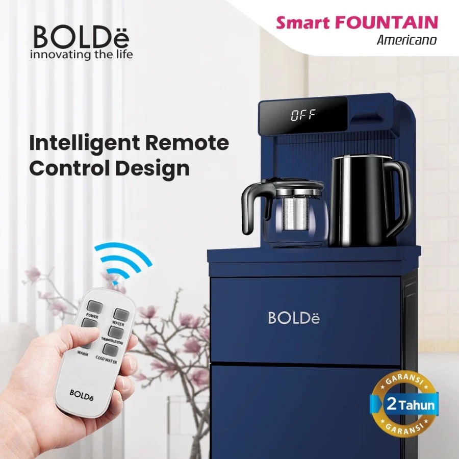 Bolde Smart Water Dispenser Super Smart Fountain Americano 8 L - Navy Blue